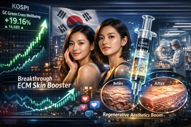 GC Green Cross Wellbeing Shares Surge 19% on Innovative ECM Skin Booster Launch