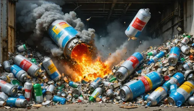 Discarded Nitrous Oxide Canisters Explode in Metro Vancouver Waste Facilities